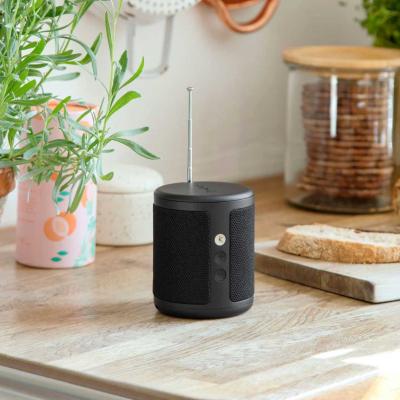 Kreafunk DABBIE Radio, Wecker und Bluetoothbox black