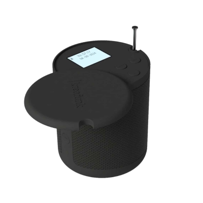 Kreafunk DABBIE Radio, Wecker und Bluetoothbox black