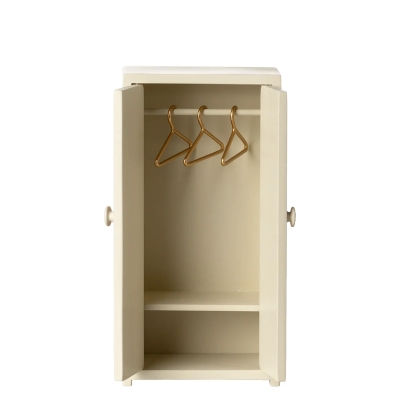 Preview: Maileg Kleiderschrank Maus creme