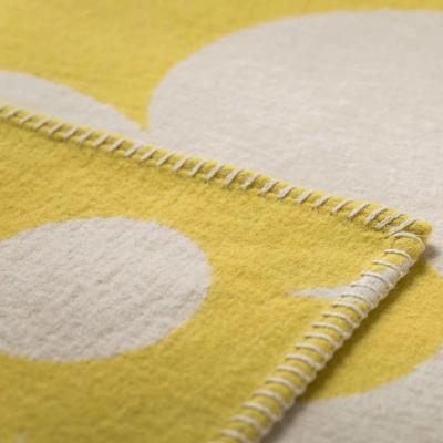 Preview: David Fussenegger Kinderdecke LENA Flowers gelb  70x90cm