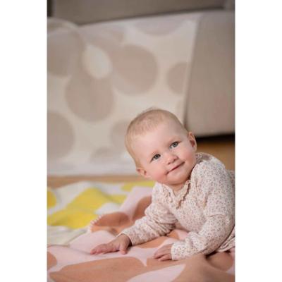 Preview: David Fussenegger Kinderdecke LENA Flowers gelb  70x90cm