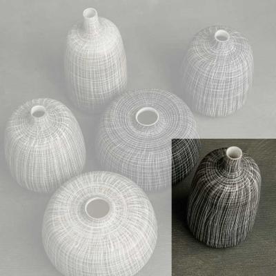 Klatt Objects Vase Anna lines - Anna lines L dunkel