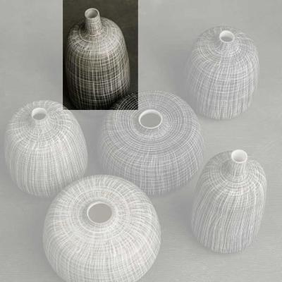 Klatt Objects Vase Anna lines - Anna lines L hell
