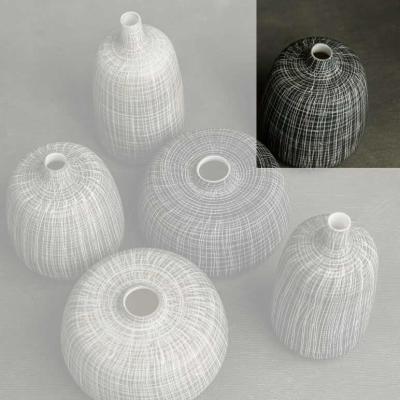 Klatt Objects Vase Anna lines - Anna lines M dunkel