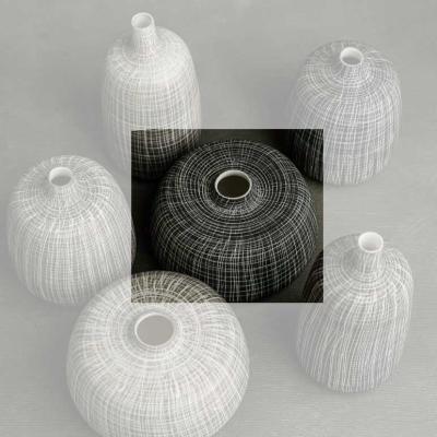 Klatt Objects Vase Anna lines - Anna lines S dunkel