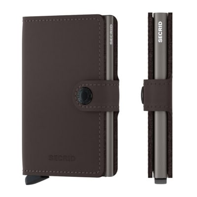 SECRID Miniwallet Matte truffle