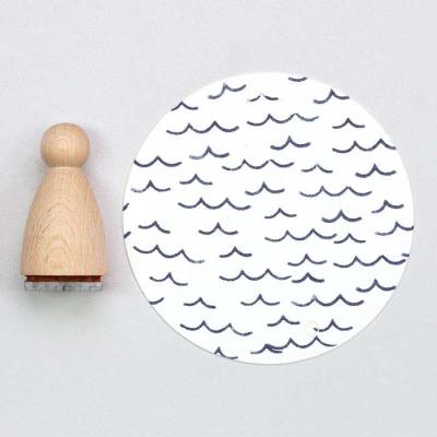 Perlenfischer Stempel Meer