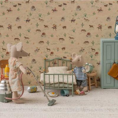 Maileg Vintage Bett Maus - Minze