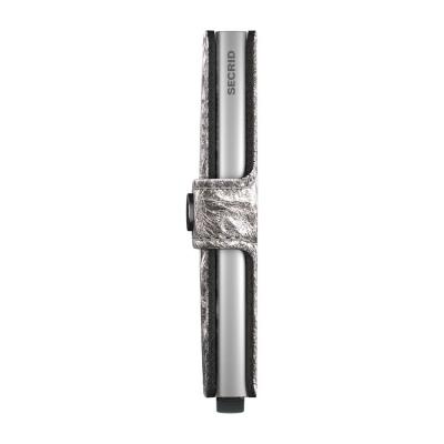 SECRID Geldbörse Miniwallet crunch silver