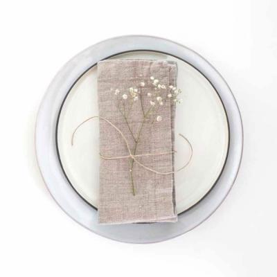 Linen Tales 2er Set Leinenservietten - natur