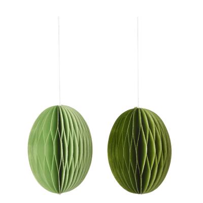 Bungalow Denmark 2er Set Papierei Swirl M - sage