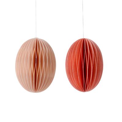 Bungalow Denmark 2er Set Papierei Swirl M - melon