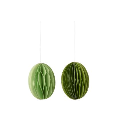 Bungalow Denmark 2er Set Papierei Swirl Small - sage