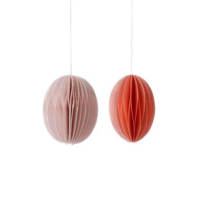 Bungalow Denmark 2er Set Papierei Swirl Small - melon