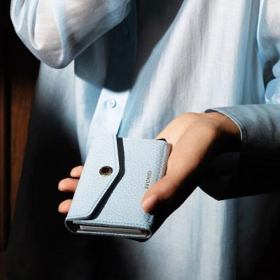 SECRID Geldbörse Envelope Pebble Leder