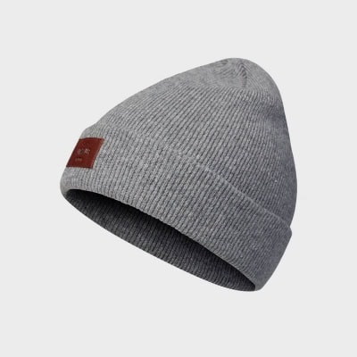 Klitmøller Collective Rib Beanie hellgrau