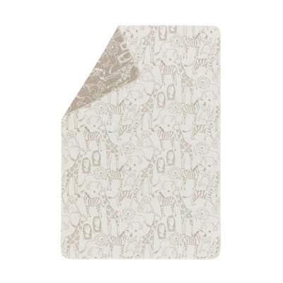 David Fussenegger Kinderdecke Safari rohweiss 100x140cm