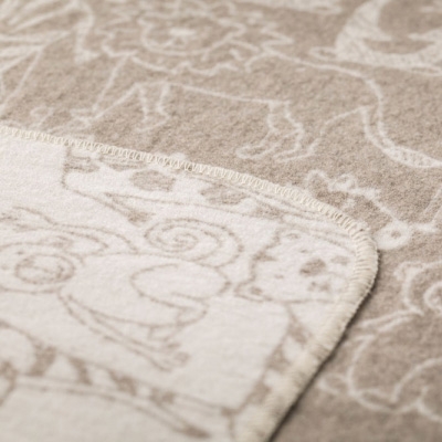 Preview: David Fussenegger Kinderdecke Safari rohweiss 100x140cm