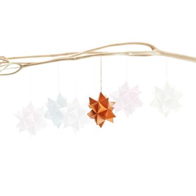 Philippi CRAFT Star – Handgefaltete Origami-Kunst - apricot