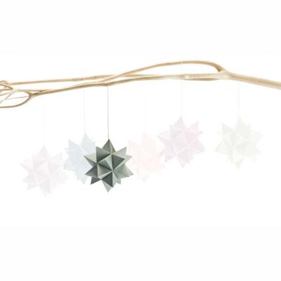 Philippi CRAFT Star – Handgefaltete Origami-Kunst - salbei