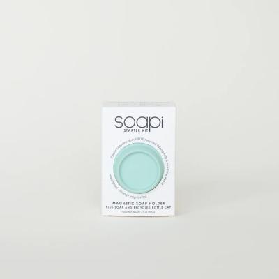 Soapi der magnetische Seifenhalter Starterkit mit Seife - mint