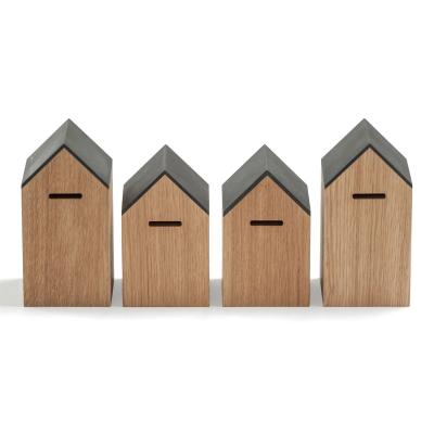 Preview: Side by Side Sparhaus aus Eiche