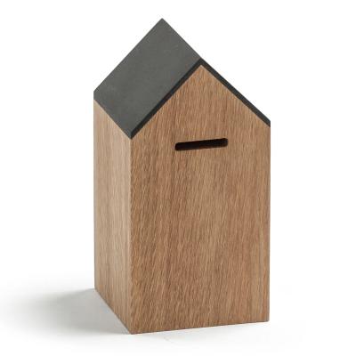 Side by Side Sparhaus aus Eiche - large