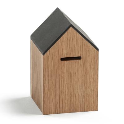 Side by Side Sparhaus aus Eiche - small