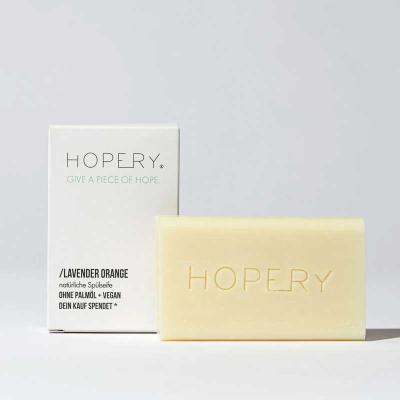 Preview: HOPERY natürliche Spülseife LAVENDER ORANGE