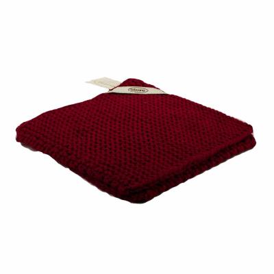 Solwang Topflappen gestrickt 2er Set - rot