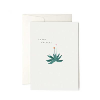 pleased to meet Geburtstagskarten - torch flower