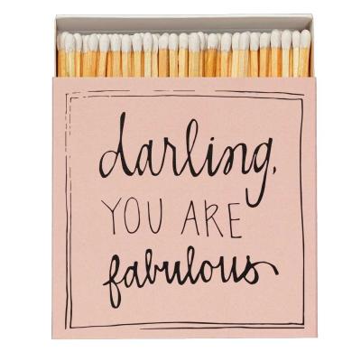 Archivist quadratische Streichhölzer - You Are Fabulous