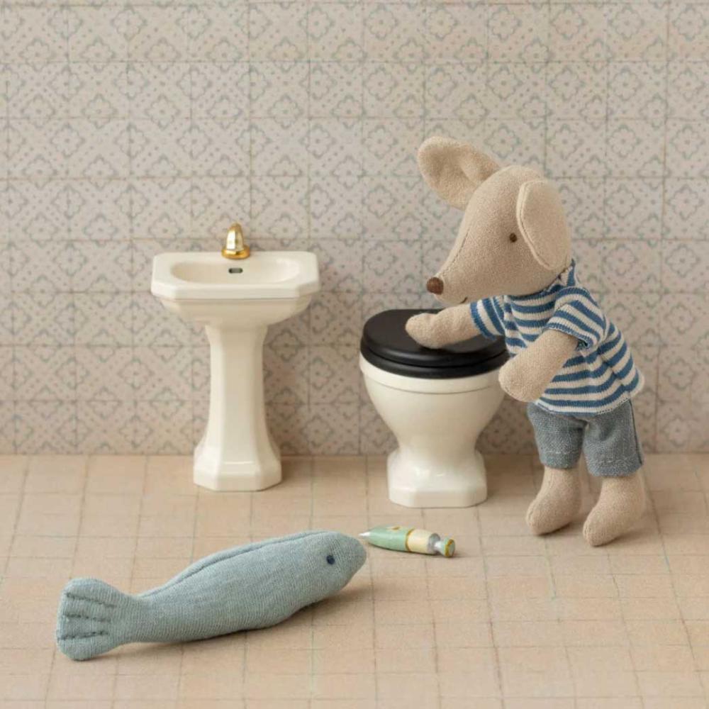 Maileg Waschbecken Maus creme
