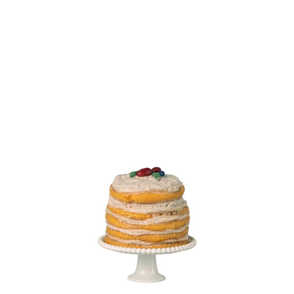Maileg Partykuchen und Kuchenplatte Maus off white