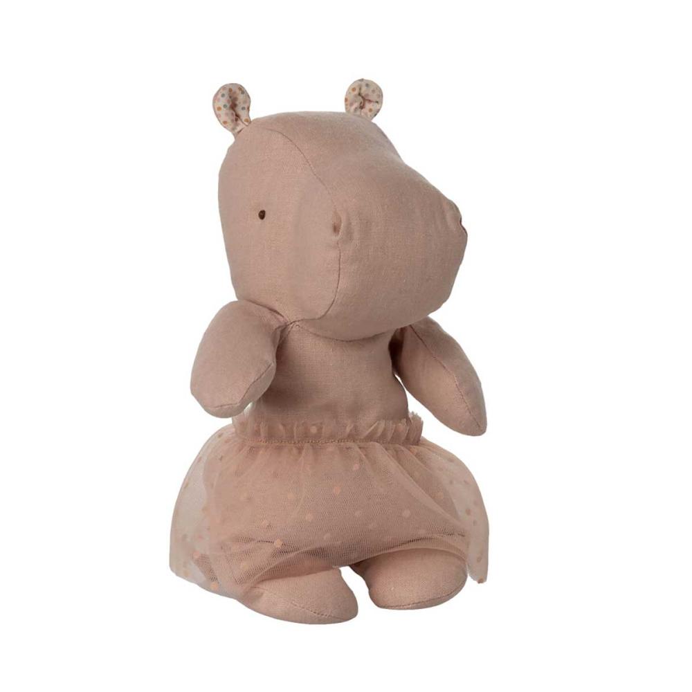 Maileg Safari Friends Hippo Nilpferd mit Rock klein rosa