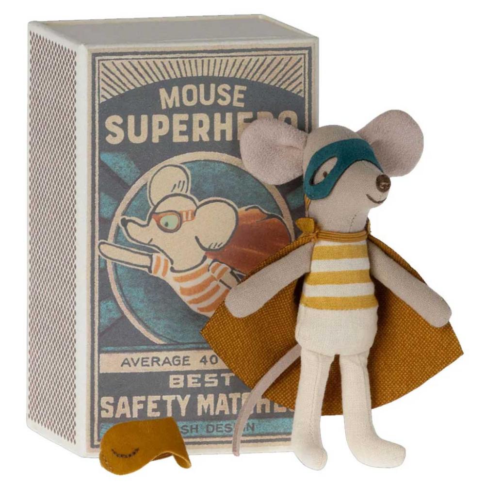 Maileg SUPERHERO Maus in der Box