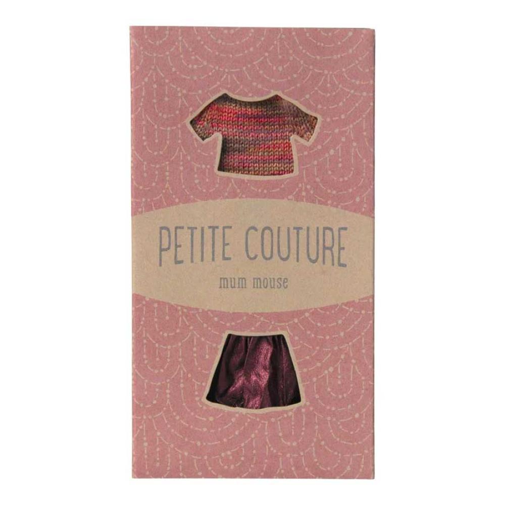 Maileg Bekleidungsset Mama Maus, Strickbluse und Rock