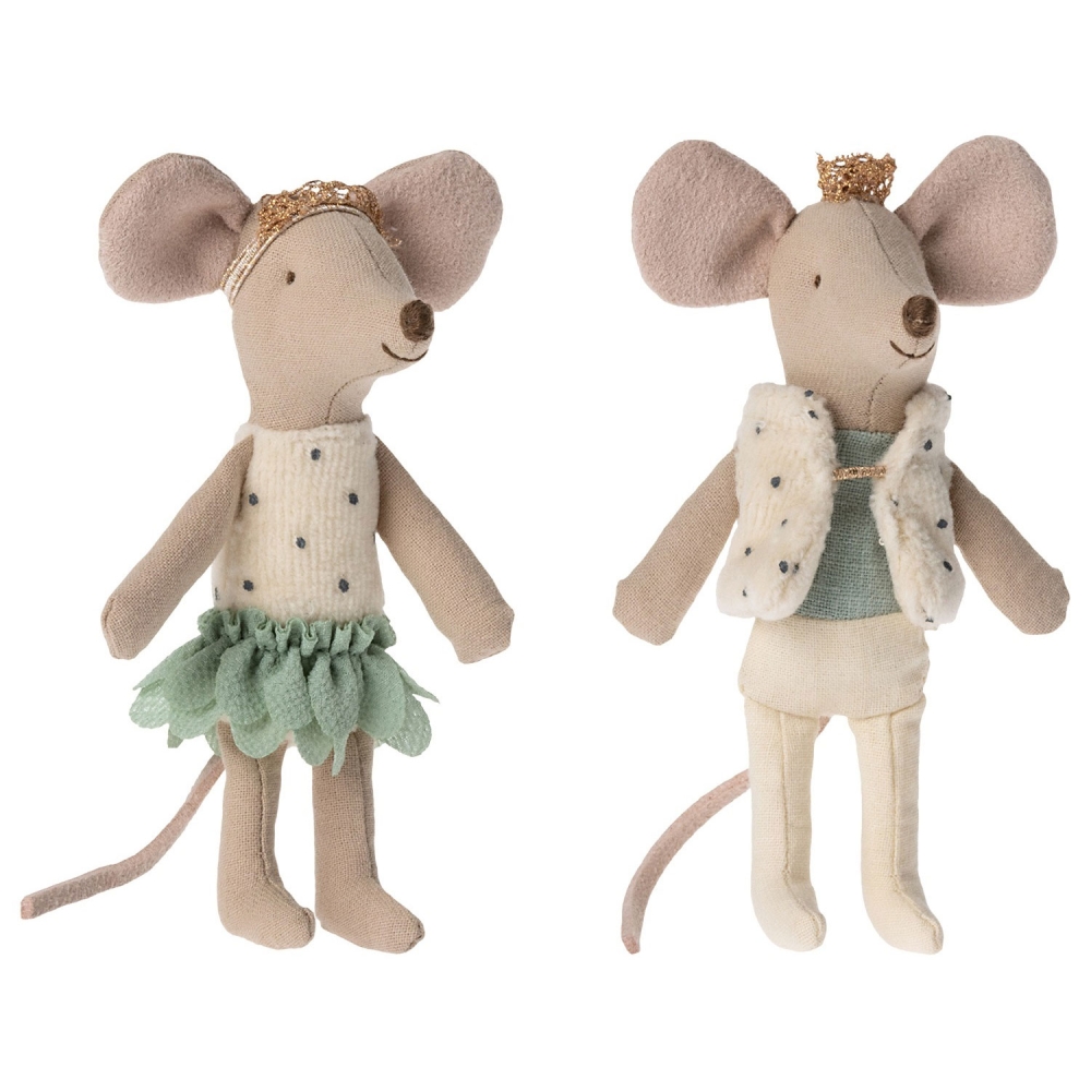 Maileg Royale Zwillinge Mäuse in Streichholzschachtel