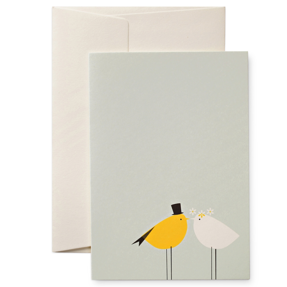 pleased to meet Hochzeitskarten Vogelhochzeit