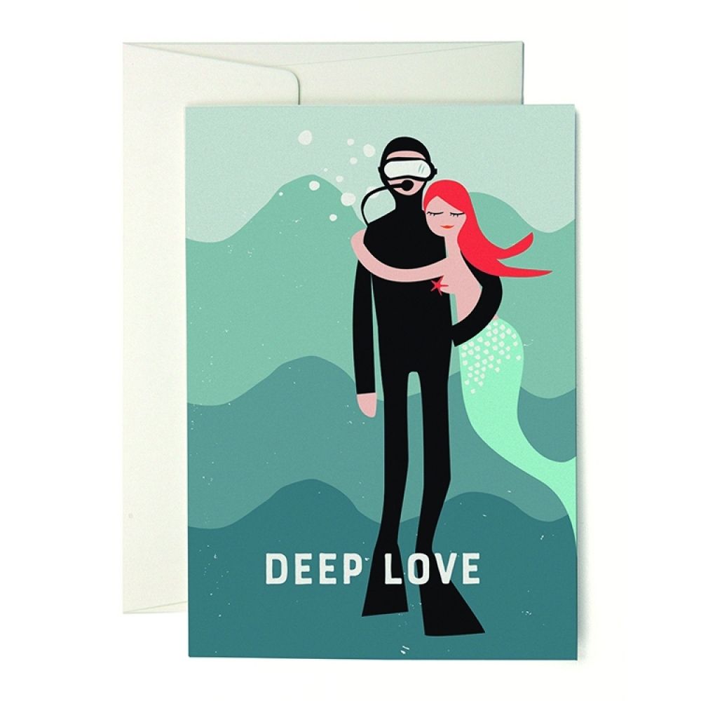 pleased to meet Hochzeitskarten Deep Love