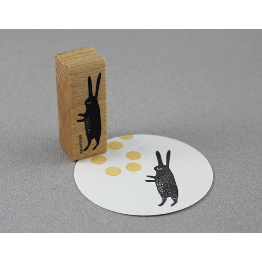 Perlenfischer Stempel Frühling: HASENFRAU