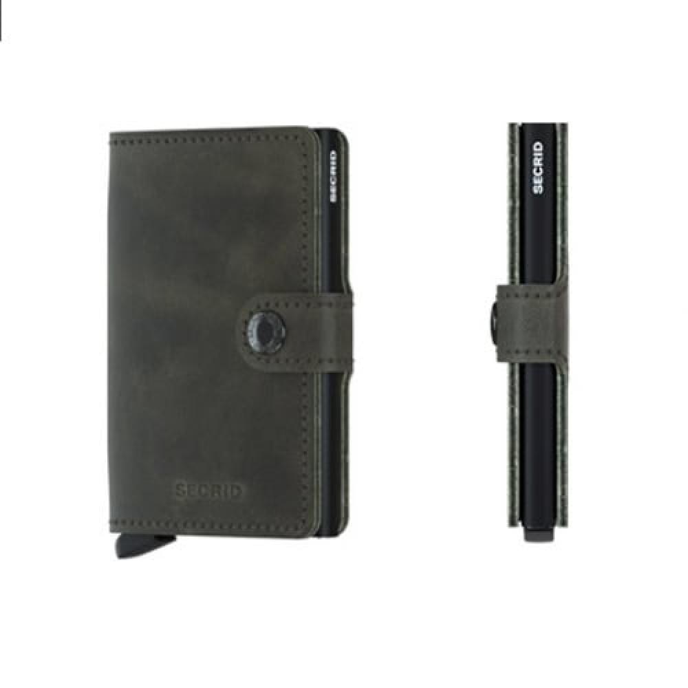 SECRID Geldbörse Miniwallet Vintage Leder