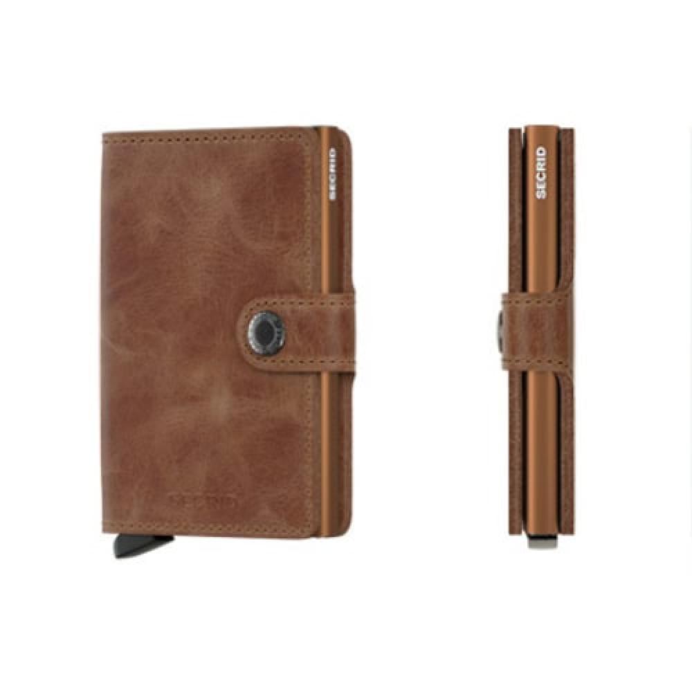SECRID Geldbörse Miniwallet Vintage Leder
