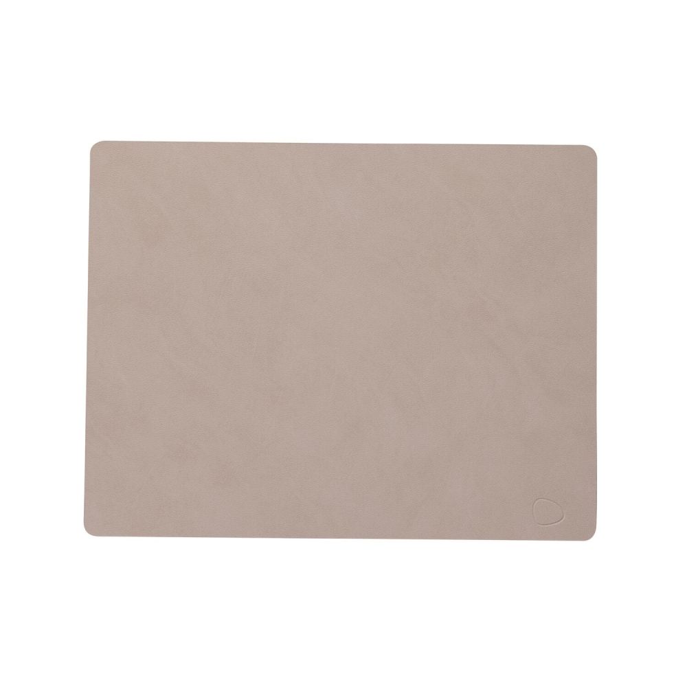 Tischset square large clay brown
