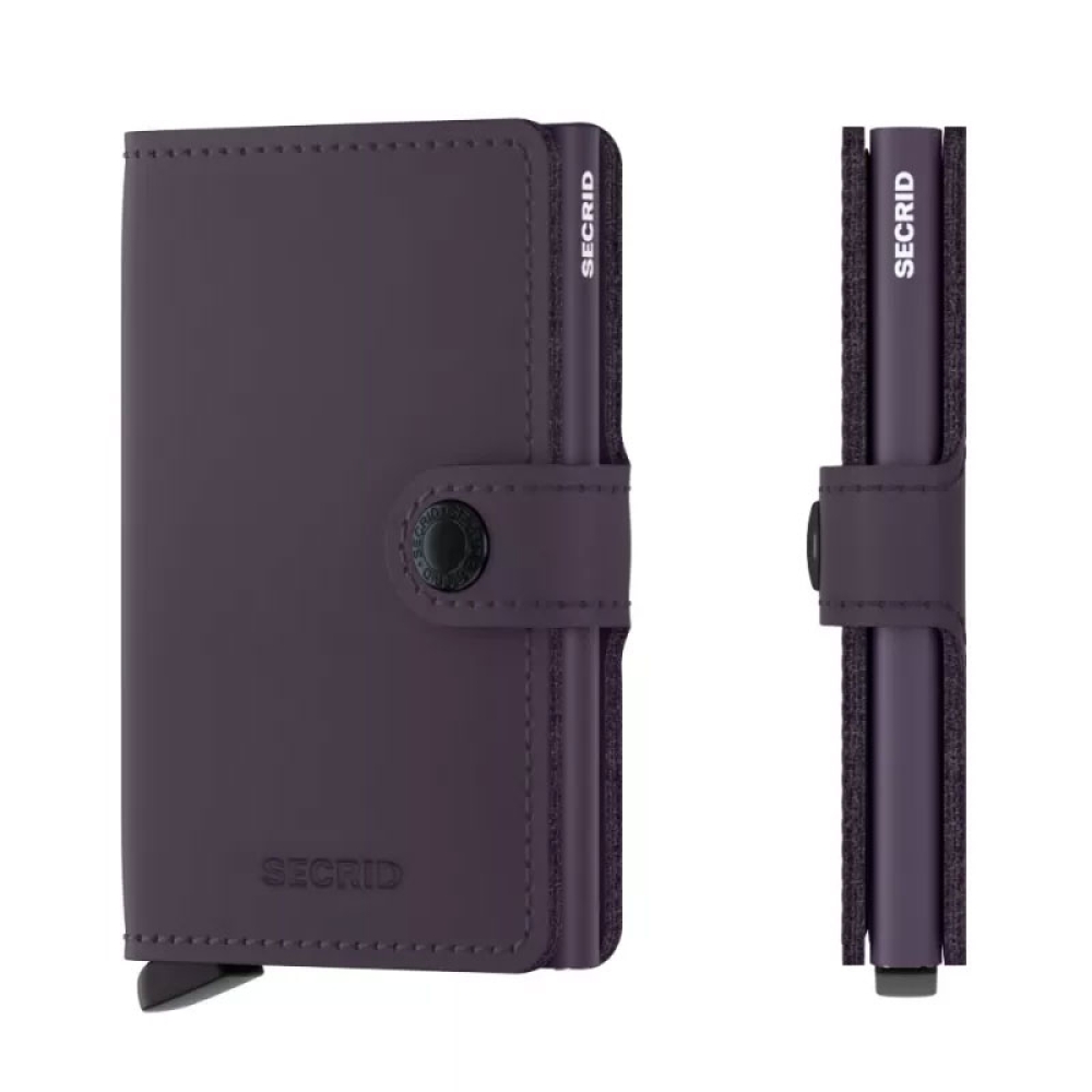 SECRID Miniwallet Matte dark purple