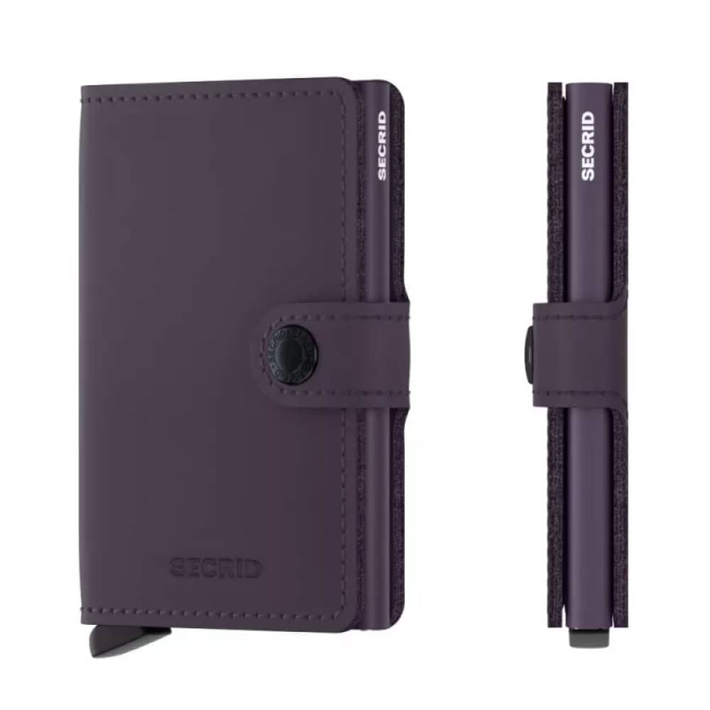 SECRID Miniwallet Matte dark purple