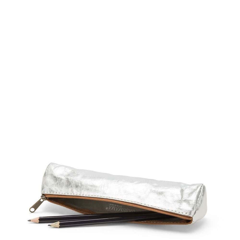 Uashmama PENCIL CASE SLIM metallo silver