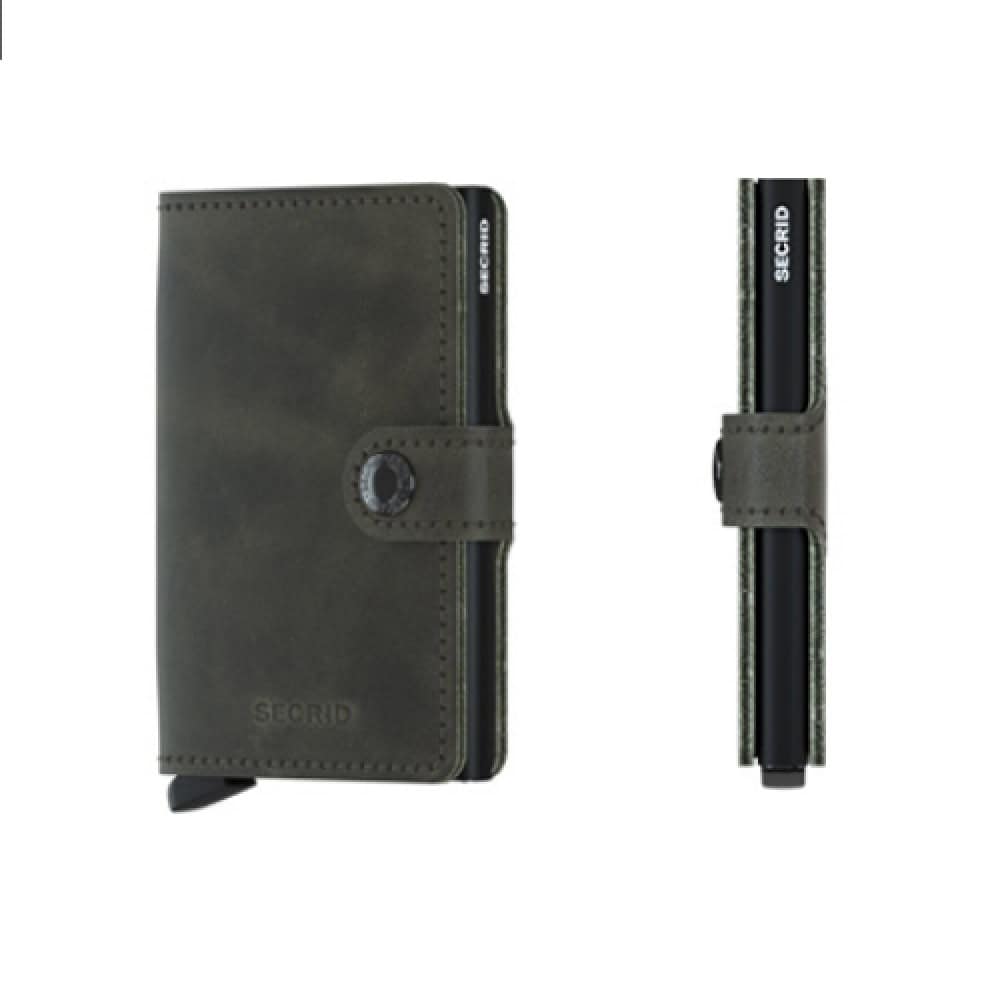 SECRID Miniwallet Vintage Olive Black