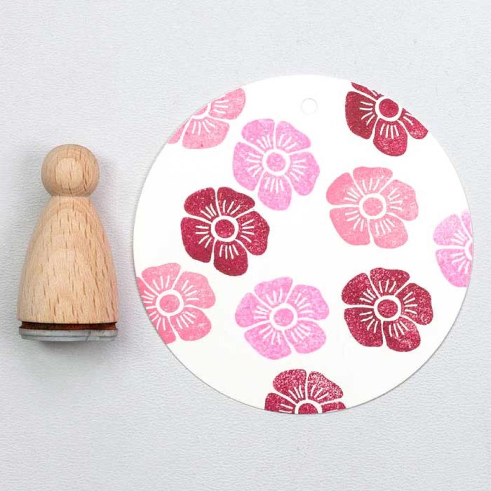 Perlenfischer Stempel Anemone