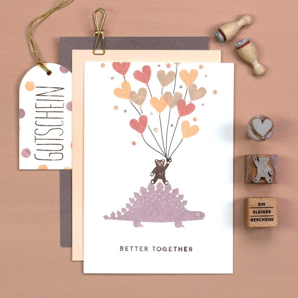Perlenfischer Stempel Teddy